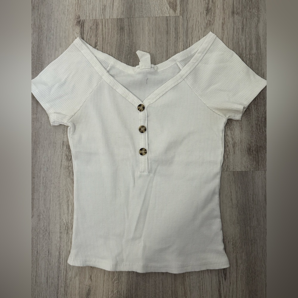 White Crop Top